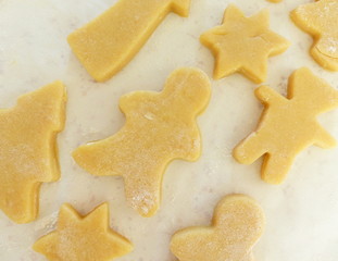 biscuits,de noël,assortiments,étoile,sapin...