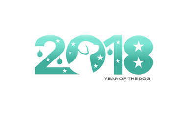 New Year of the Dog 2018. Chinese Calendar
