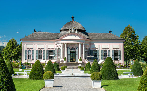 Baroque Pavilion in the garden of Melk Abbey, Austria