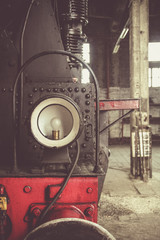 red and black locomotive in Belgium