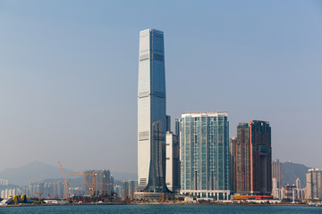 Fototapeta na wymiar Hong Kong Skyline during the Day