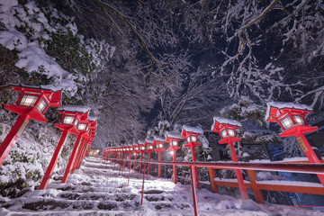 貴船神社 雪