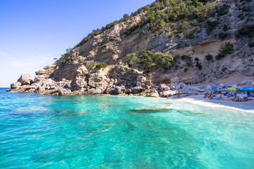 Obraz premium Cala Mariolu beach on the Sardinia island, Italy