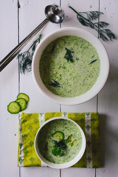 Cold summer soup