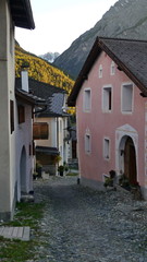 Fototapeta na wymiar Schweiz Engadin Graubünden Scuol 26