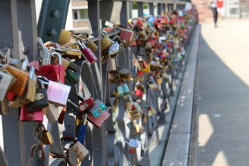 Obraz premium Frankfurt Love Locks