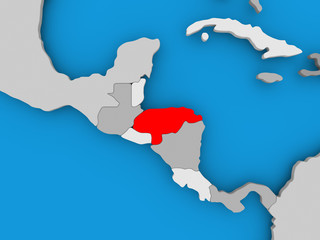 Obraz premium Map of Honduras