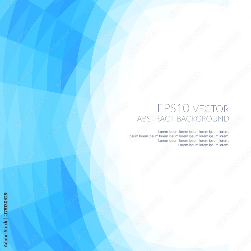 Poster abstract background of geometric shapes. white space for text.