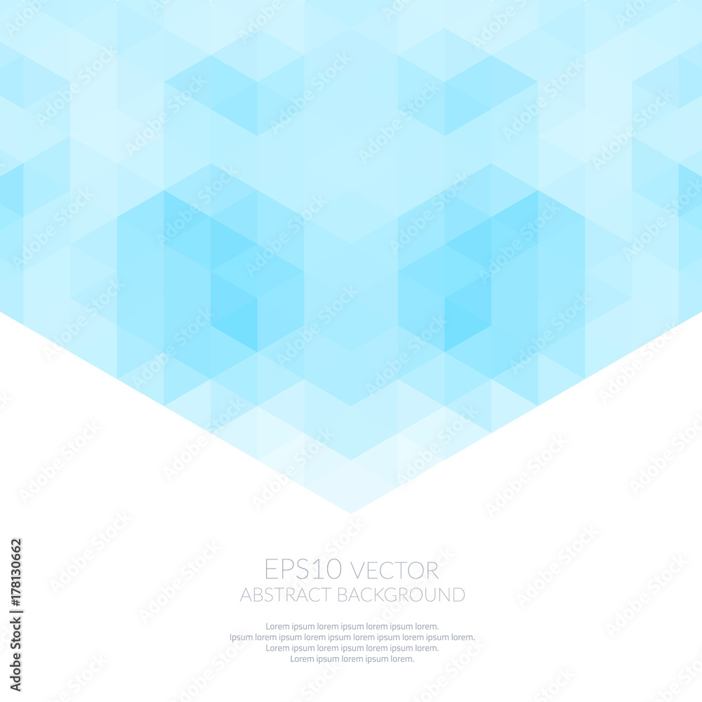 Poster abstract background of geometric shapes. white space for text.