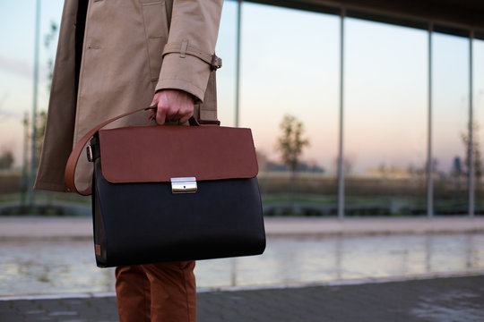 Businessman Holding His Bag