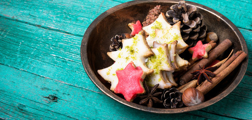christmas tree cookies