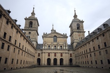 Fototapeta na wymiar Royal Monastery of San Lorenzo de El Escorial near Madrid, Spain