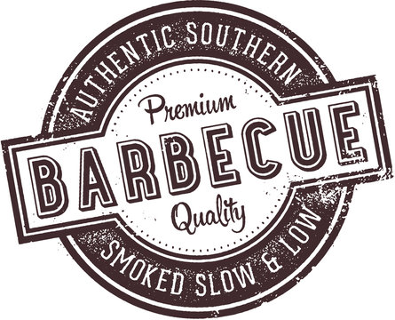 Vintage Barbecue BBQ Restaurant Sign
