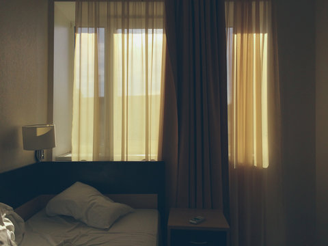 hotel room window