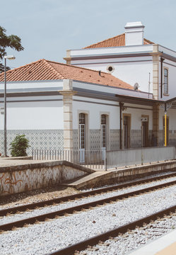 Old central railroad terminal in Portugal.