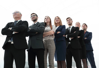 Obraz premium closeup of a group of business people