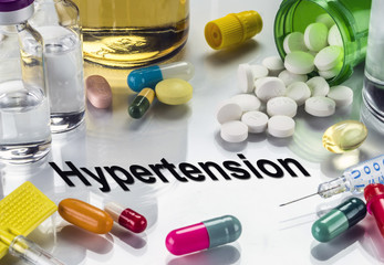  Hypertension, Medicines As Concept Of Ordinary Treatment, Conceptual Image 