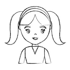 cartoon woman icon