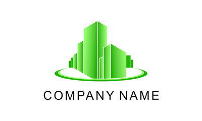 Fototapeta premium Skyscraper logo