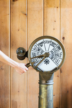 Hand Pushing Full Steam Ahead