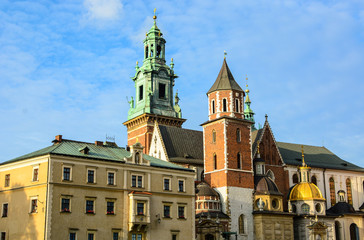 Wawel Cathedral - The Royal Archcathedral Basilica of Saints Stanislaus and Wenceslaus on the Wawel Hill, Krakow, Poland