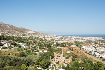Fototapeta na wymiar Costa del sol panorama