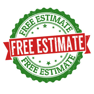 Free Estimate Sign Or Stamp