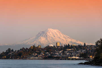 Mt.Rainier view from Tacoma, WA