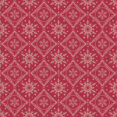 Seamless pattern for packing Christmas gifts. Retro background. Vector illustration
