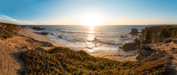 Landscape of Porto Covo beach