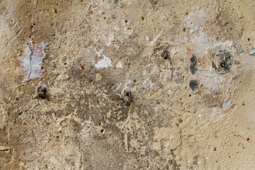 rundown facade detail