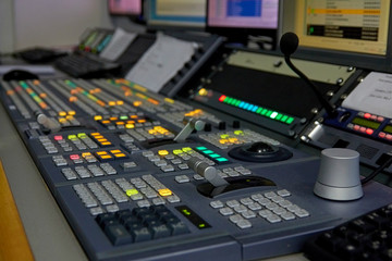 The television equipment in the Studio