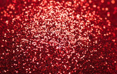  Red glitter background winter holidays christmas new year . Abstract texture