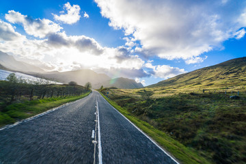 The Scotland landscape 