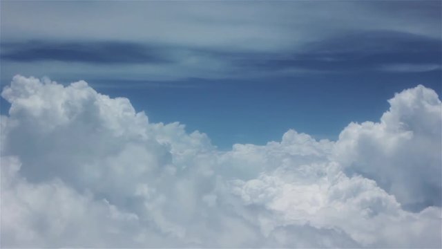 Fly through the clouds