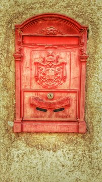 Red mailbox
