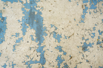 Cement surface with cracking With peeling skin color