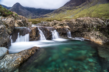 Obraz na płótnie Canvas The Scotland landscape Fairy Pools