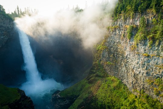 Fototapeta View of waterfall