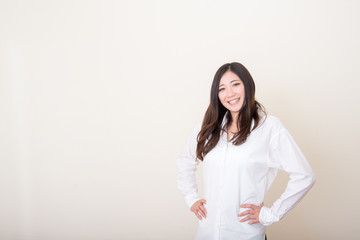 Fototapeta premium young asian woman posing