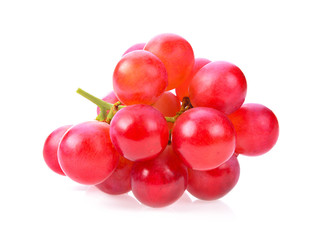 red grape isolated on white background