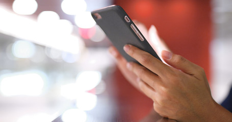 Use of mobile phone in the station