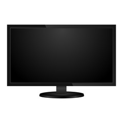 Blank of TV or computer monitor. Vector