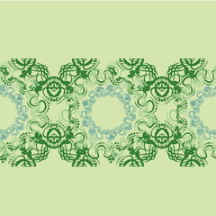 Seamless abstract floral pattern,mandala pattern