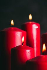 赤い蝋燭