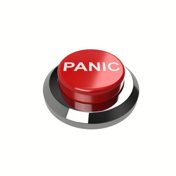 Red Round Button PANIC