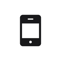 Hand phone icon logo vector design illustration