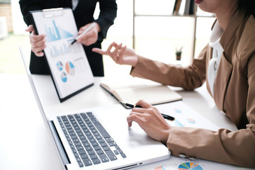 Business People Meeting Design Ideas professional investor working new start up project. Concept. business planning in office