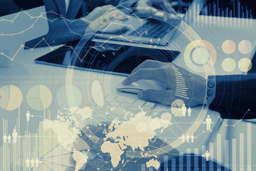 Worldwide marketing concept.