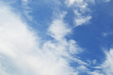 blue sky with clouds